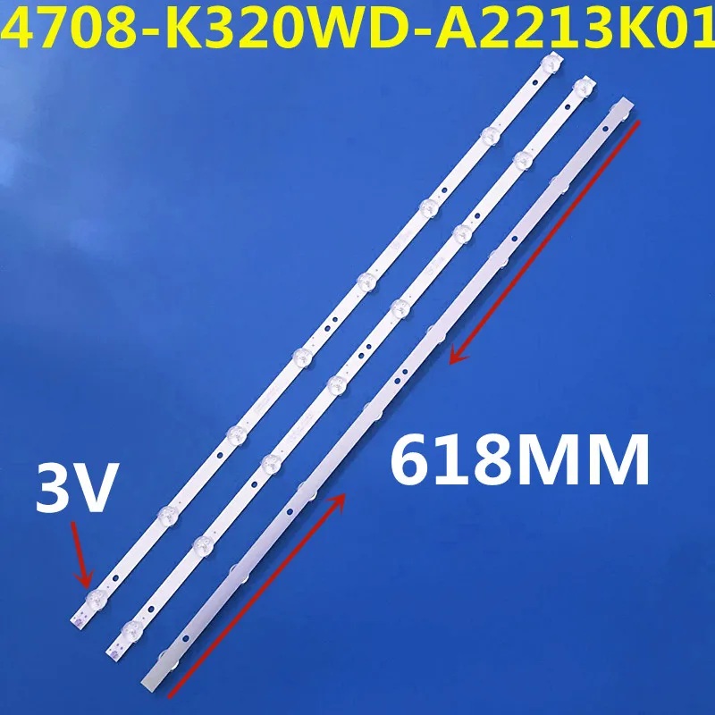 

30 шт. Светодиодная лента 8 ламп K320WD A4 4708-K320WD-A2213K01 для LE32M3570 LE32D59 LE32D99 LE32M1475/25 LE32H1465 32S1645EV TF-LED32S35