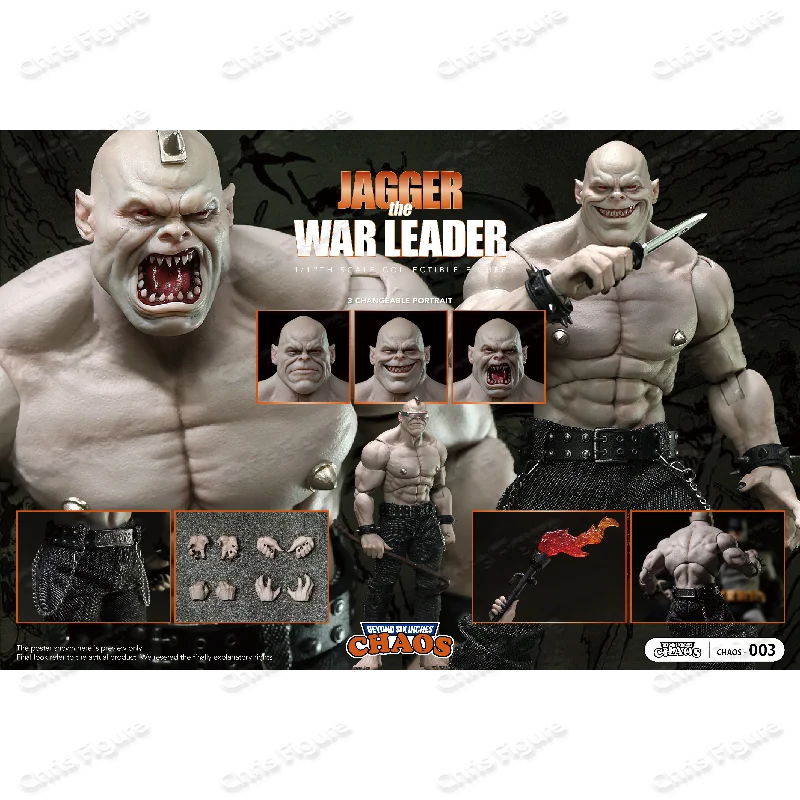 

In Stock Genuine CHAOS Studio CHAOS-003 1/12 Scale Jagger War Leader Action Figure Model Toy Collection Gift