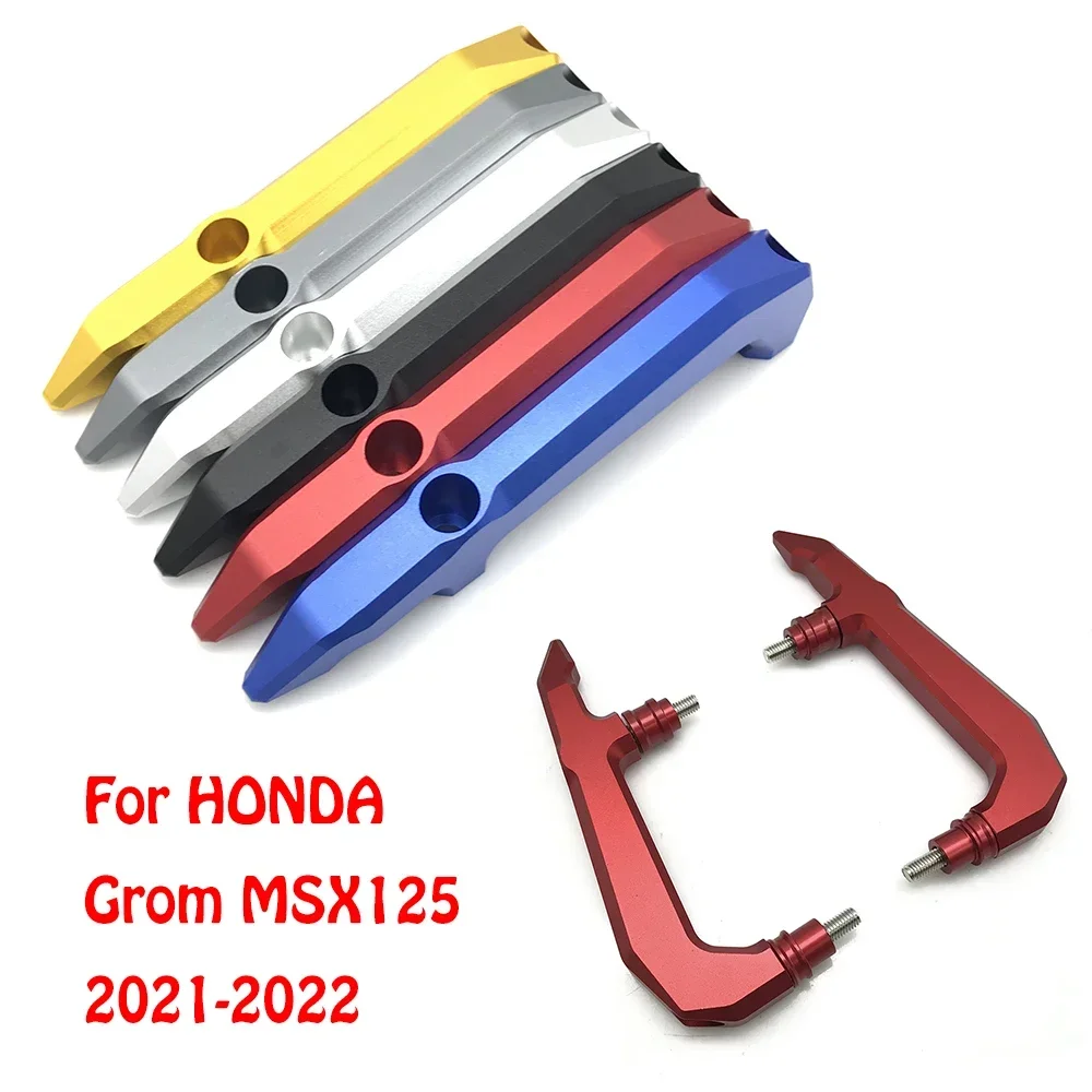 For Honda GROM MSX125 MSX 125 2021-2024 Motorcycle Rear Grab Bars Seat Pillion Passenger Rail Handle Armrest Accessories