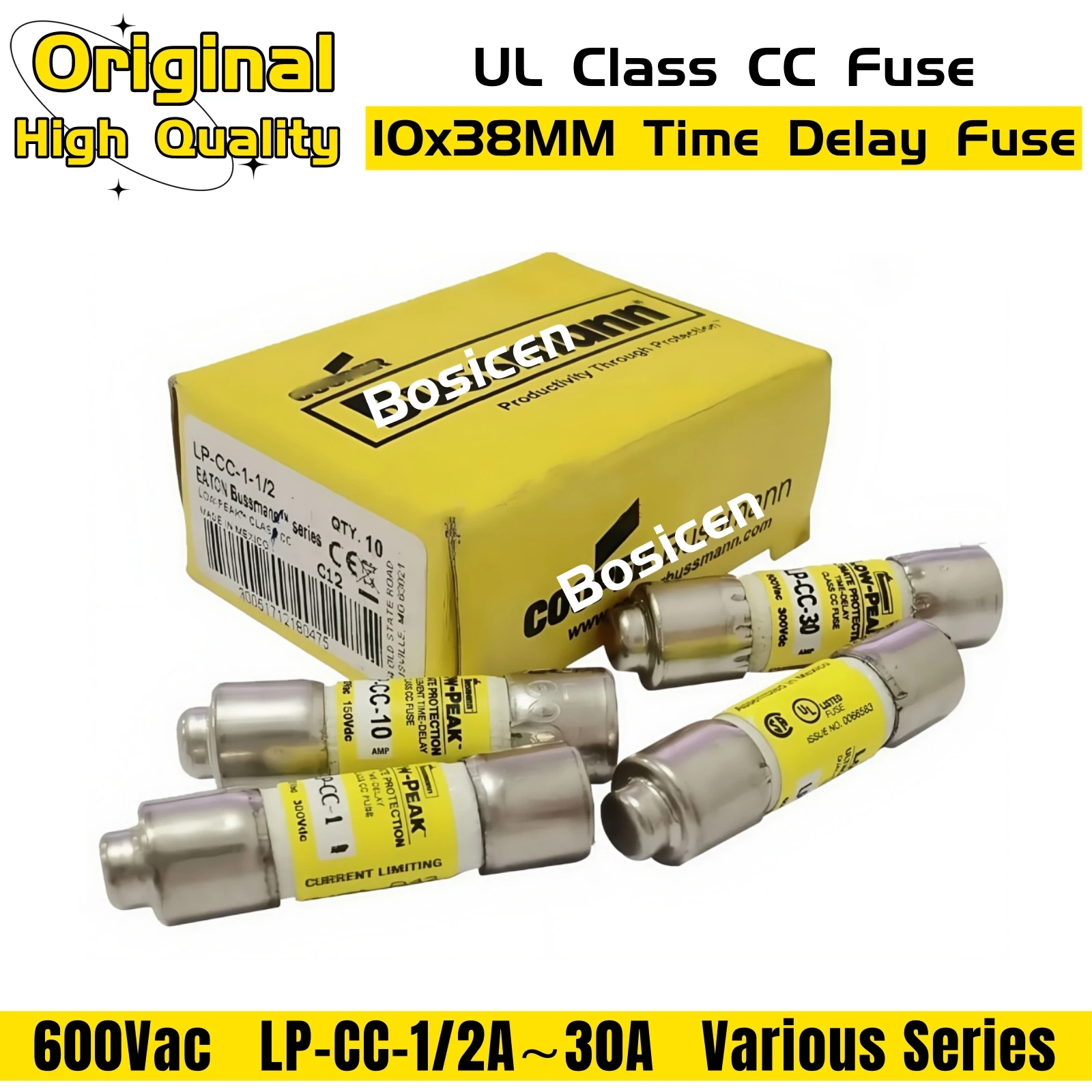 

10 шт. оригинальный 600 В 10*38 предохранитель TIme с задержкой времени LP-CC 1A 2A 3A 4A 5A 6A 8A 10-12-15-20-25-30 0,5A 1,5A 2,5A предохранитель UL Class CC