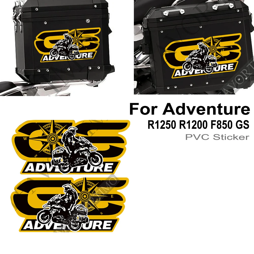 For BMW R 1200 F 850 800 1250 750 700 G 310 1150 GS R1250GS GSA HP Adventure Trunk Luggage Aluminium Top Cases Stickers