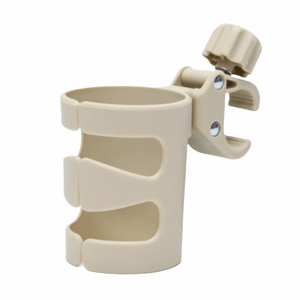 360° Rotatable Baby Stroller Cup Rack Anti-Slip Tool-Free Install Bicycle Kettle Holder Practical Non Perforated