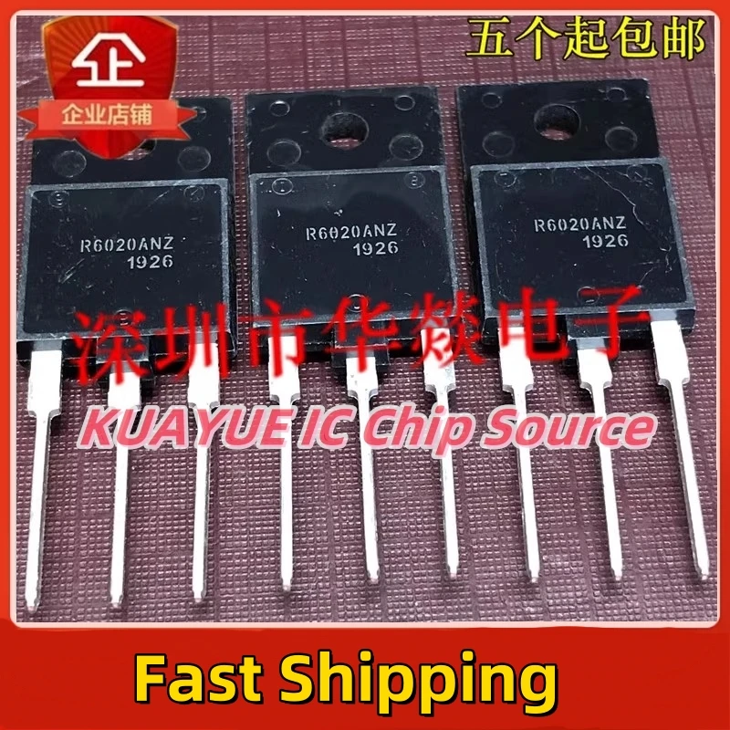 10PCS-30PCS  R6020ANZ   TO-3PF  600V  20A   Quality Fast Shipping  In Stock