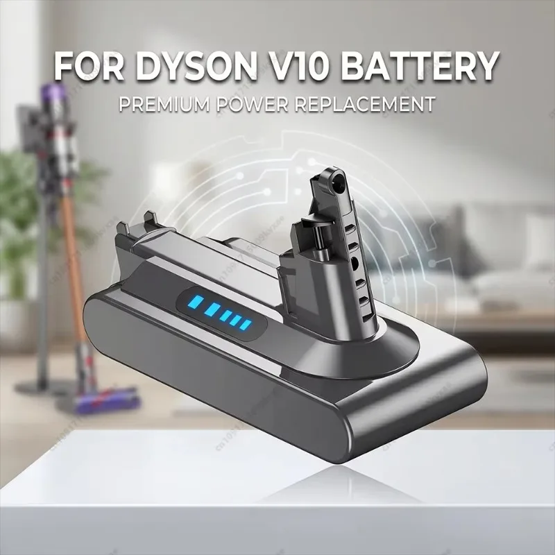 25.2V 8000mAh Rechargeable Power Battery Pack for Dyson V10 SV12 Fluffy Animal Absolute Motorhead Cleaner Tool Cells