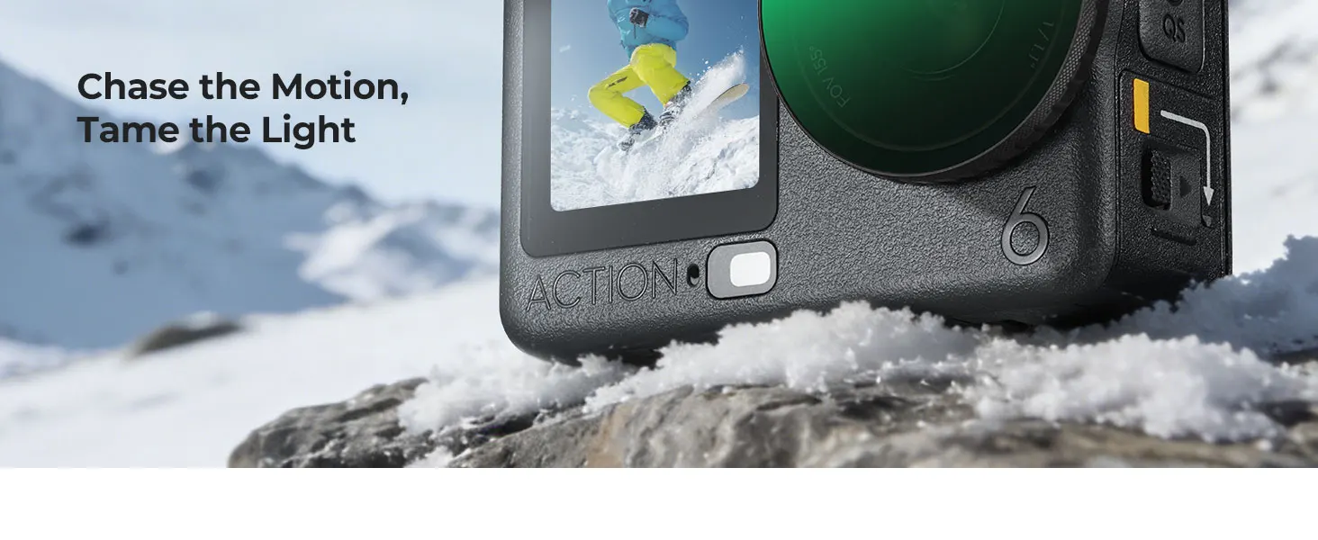 K&F CONCEPT Snap On CPL ND8 ND16 ND32 ND64 Schwarzdiffusionsfilter 1/4 Filterset für DJI Osmo Action 6 HD optisches Glas Mehrfac – Detail 28
