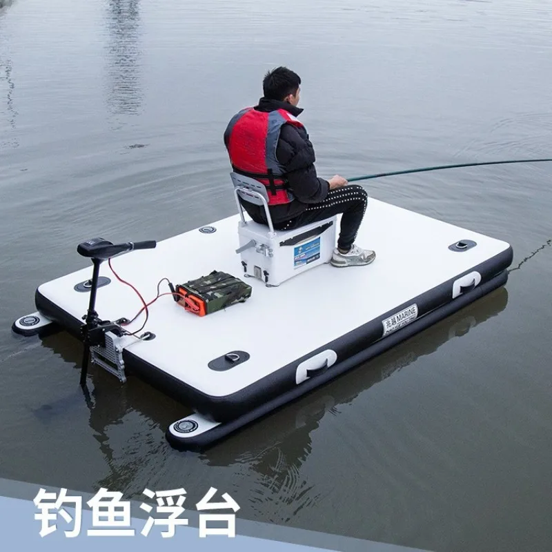 

Fishing Floating Platform Inflatable Luya Platform Folding Floating Fishing Bottom Static Horizontal Plate Boat Fishing