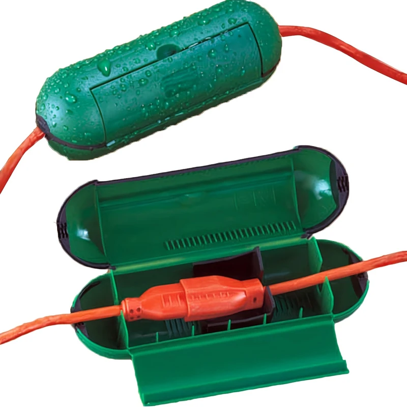 1pc Outdoor Extension Cord Safety Cover with Waterproof Seal, Weatherproof Electrical Connection Box to Protect Outdoor Outlet
