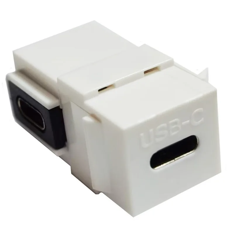 USB C Trapez buchse 90 Grad abgewinkelt USB 3,1 Typ C Stecker Trapez einsatz Buchse zu Buchse für Wand platte Steckdose