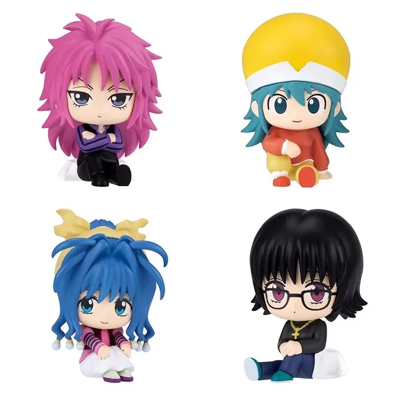 

Bandai оригинальные 4 шт. Gashapon マ isp ネ discussion GIRL HUNTER×HUNTER аниме фигурки игрушки для детей подарок Коллекционная модель украшения