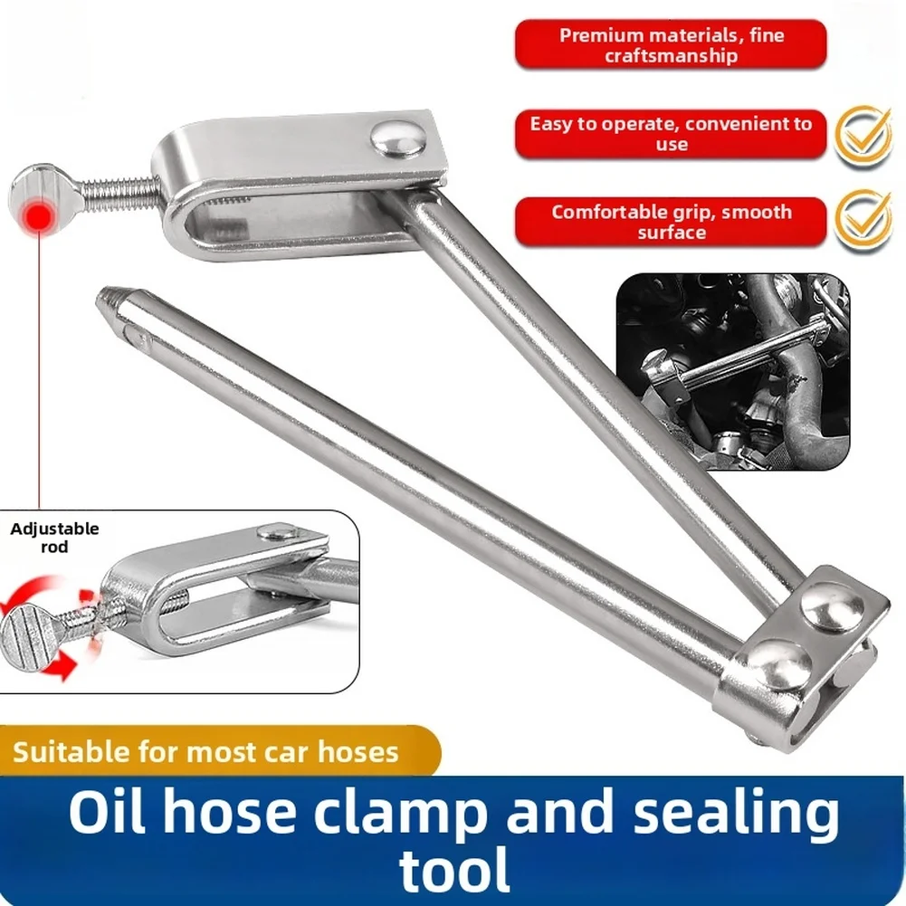 Universals Alloy Automotive Hose Clamp Tool Adjustable Fuel Brake Coolant Pipe Pliers For Brake, Fuel, Radiator, Coolant Hoses