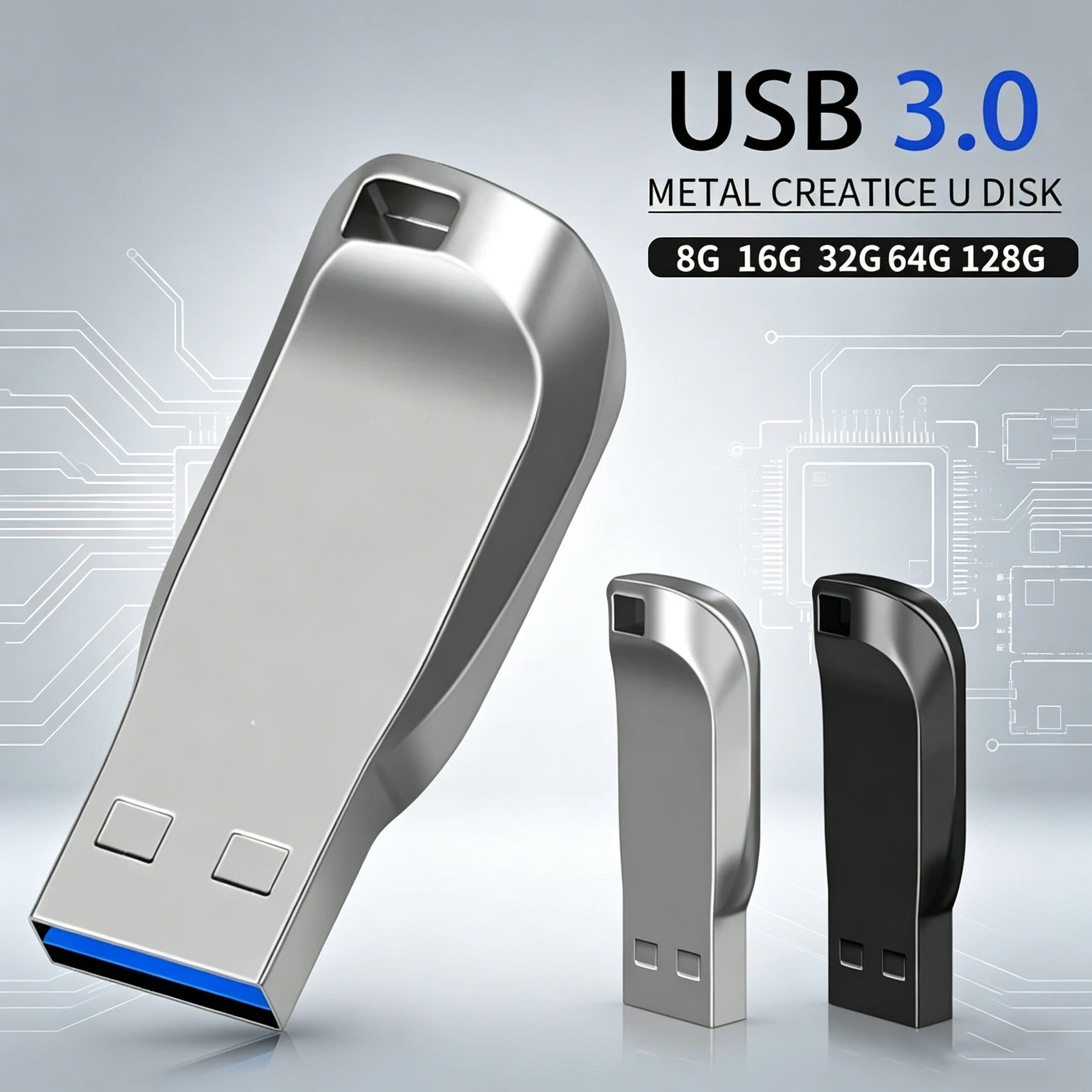 Unidade flash usb original 128gb 64gb usb 3.0 de alta velocidade u disco 512gb metal otg pendrive usb memória vara 128gb para xiaomi sony