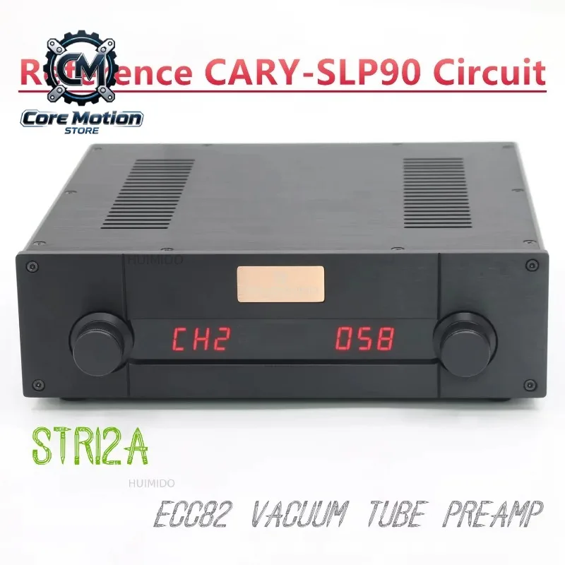 STR12A Reference CARY SLP90 Circuit 12AU7/ECC82 Vacuum Tube Preamplifier HiFi Stereo Remote Control Audio Pre-Amp