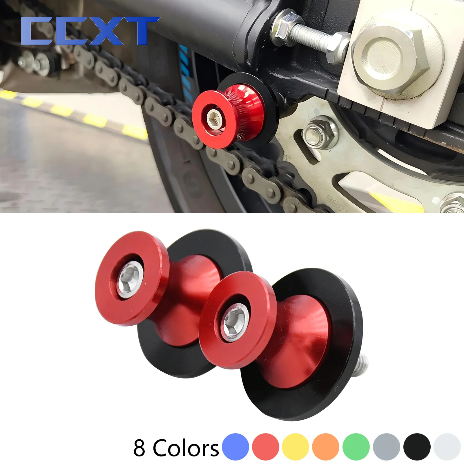 

Motorcycle 6mm Swingarm Spool Slider Stand Screws For Aprilia RSV4 RSV1000/R RS660 Tuono 660 2020-2022 For Yamaha YZF-R15 V3 V4