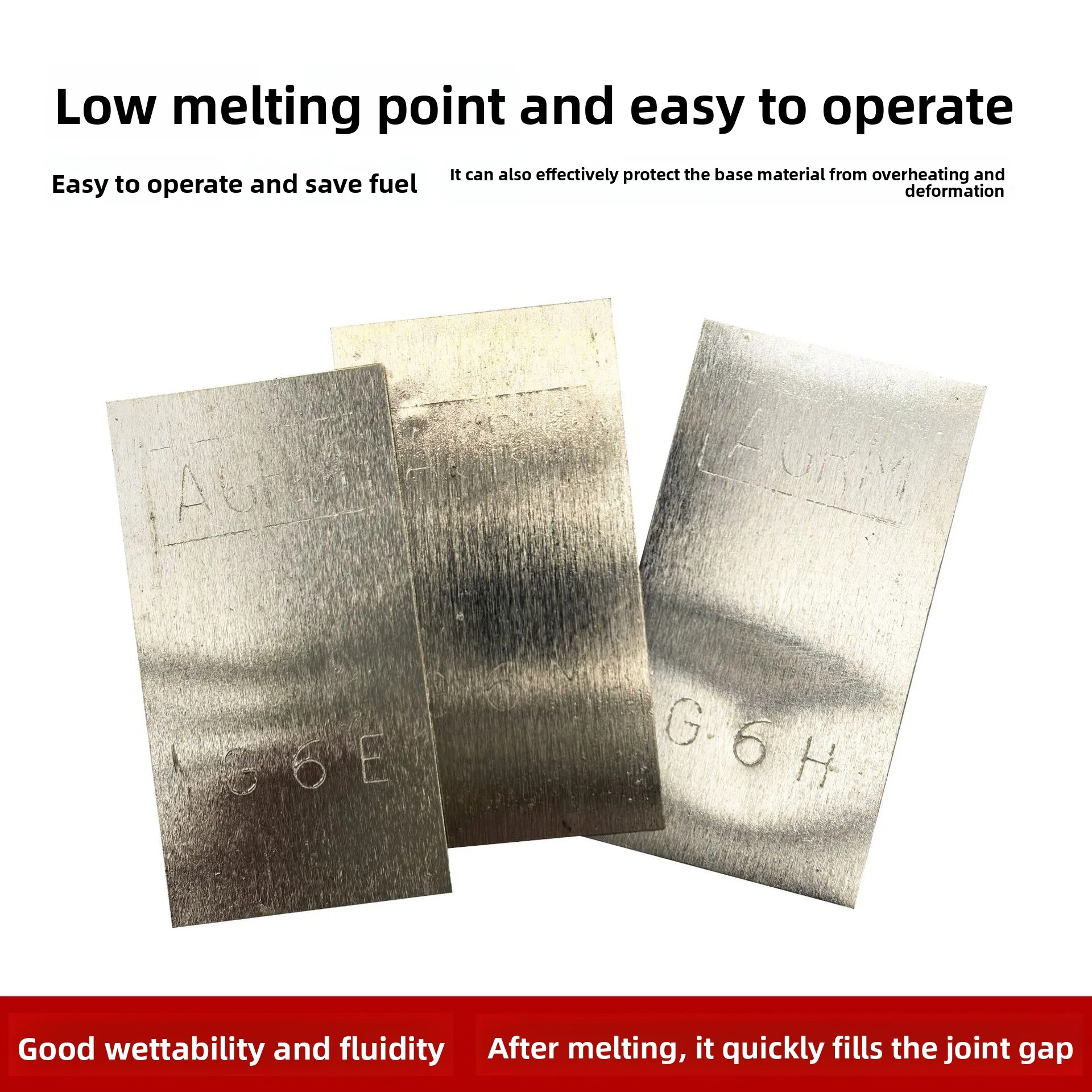 Silver Solder Sheets 600/700/800°C - High/Med/Low Temp DIY Jewelry Welding Supplies Jewelry Processing Tool