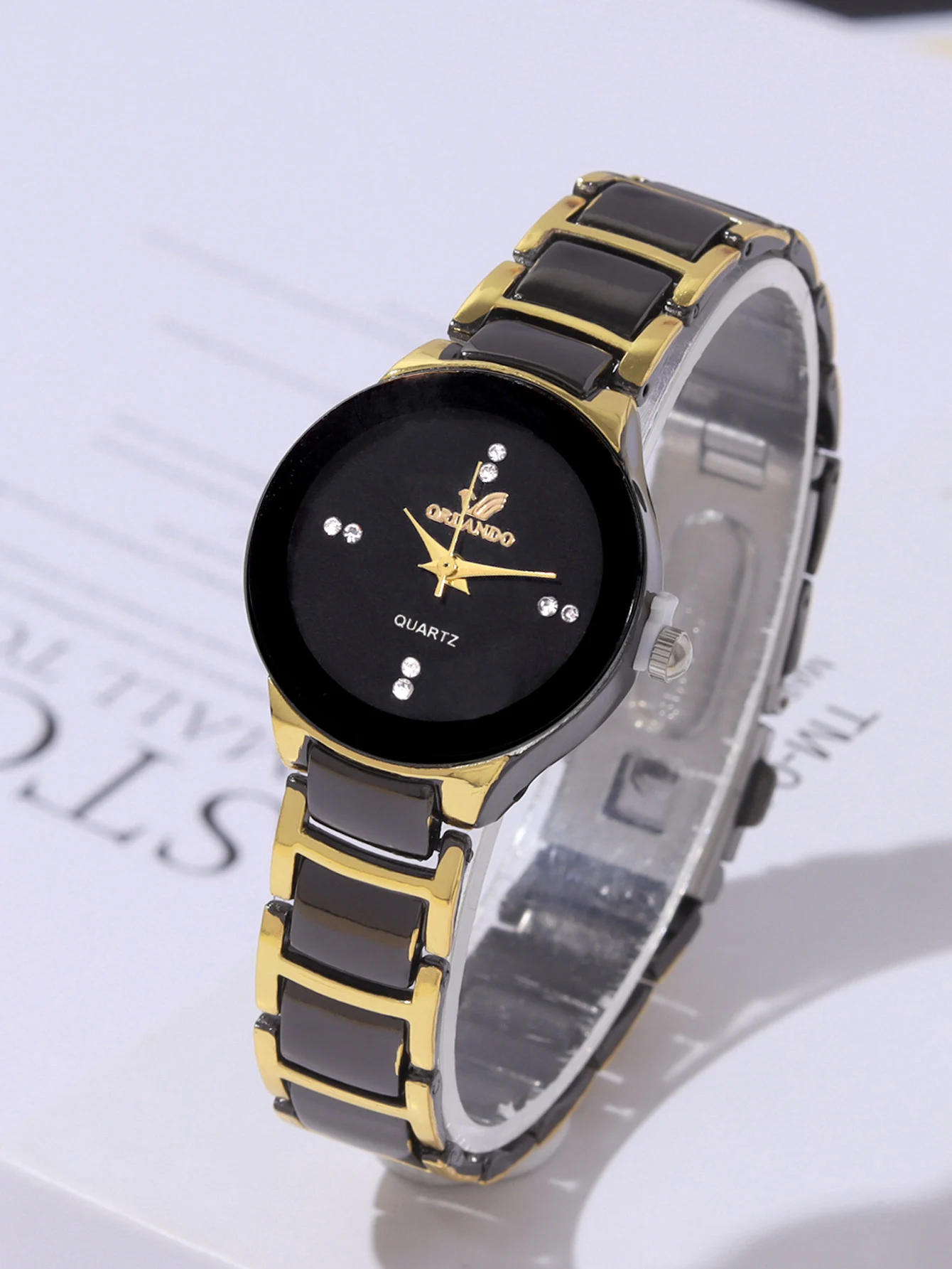 4pcs minimalist business steel strip quartz watch paired with a heart two in one necklace couple watch set