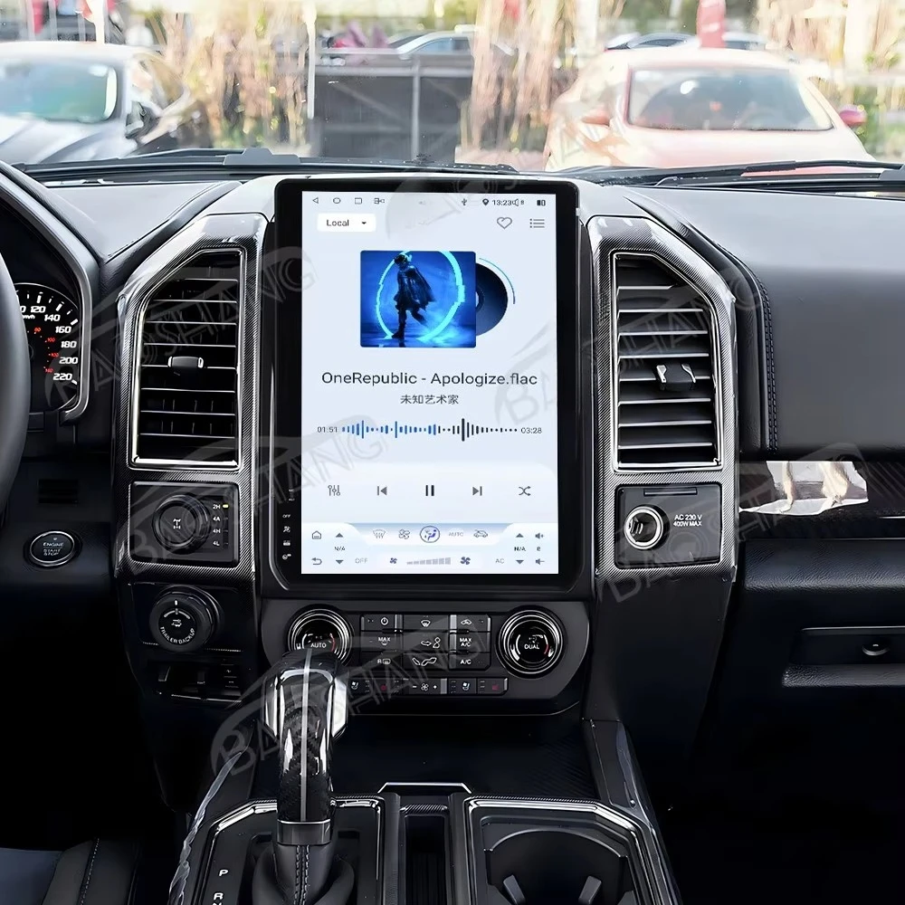 Screen Carplay Navigator for F150 2015-2020 Multimedia Video Player Auto Android13 WIFI GPS Autoradio