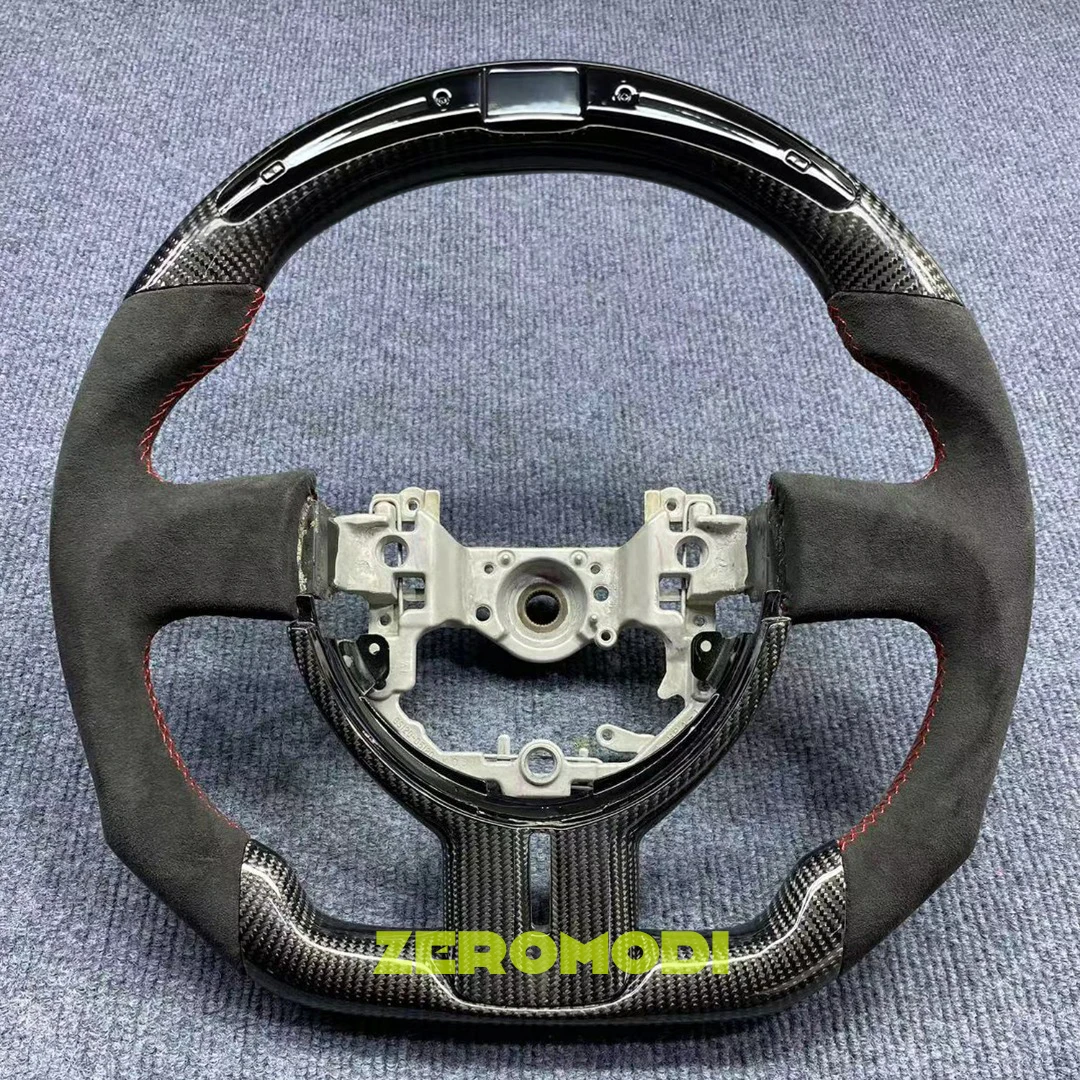 

Fit For Toyota 86 BRZ Steering Wheel 2012-2015 100% Carbon Fiber LED Customized Racing Steering Wheel
