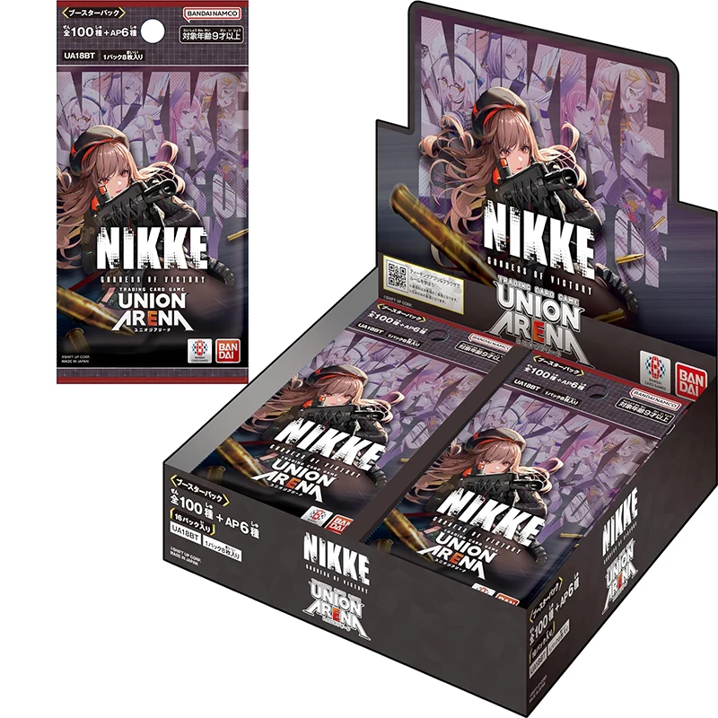 

BANDAI Union Arena Goddess of Victory Nikke UA18BT Booster Pack Box TCG ЯПОНСКАЯ коллекционная карта аниме