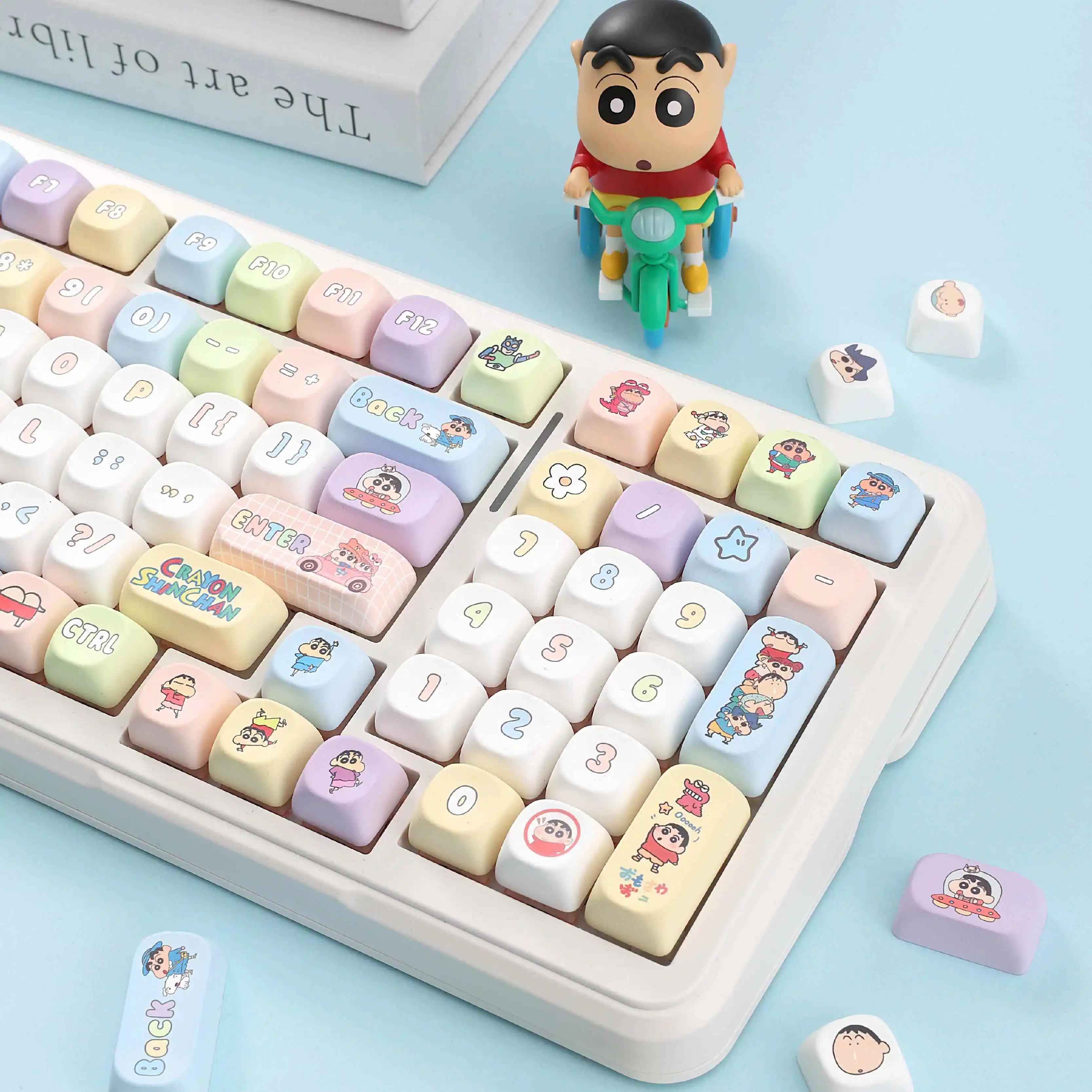 Crayon Shin-chan Keycaps Kawaii Sanrio Cinnamoroll Pachacoo My Melody MOA Profile MX Switch Gaming Mechanical Keyboard Keycaps