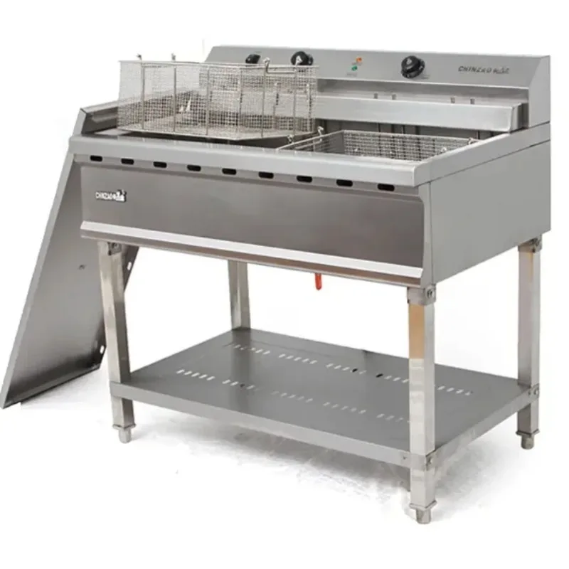 Electric Commercial Deep Fryer For Frying Chips Stainless Steel Deep Fryer