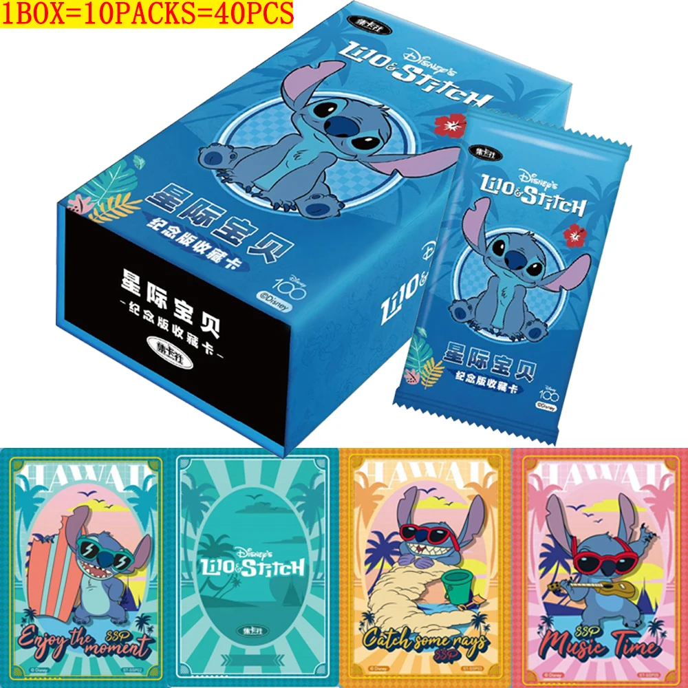 

Disney Lilo & Stitch Commemorative Edition Collection Cards Anime Movie Character Lilo and Stitch Surrounding Series Game Toys