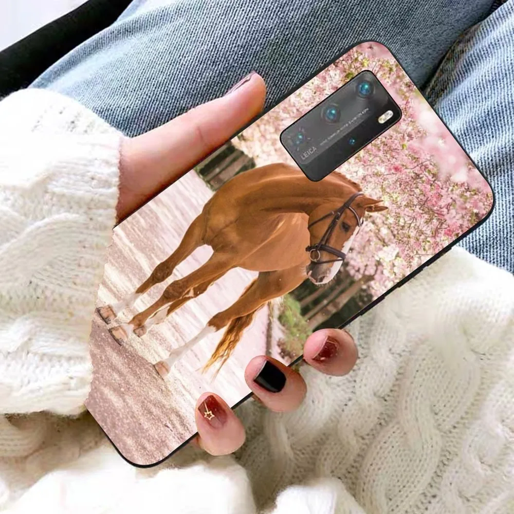 Animal Horse Phone Case For Huawei P 8 9 10 20 30 40 50 Pro Lite Psmart Honor 10 lite 70 Mate 20lite