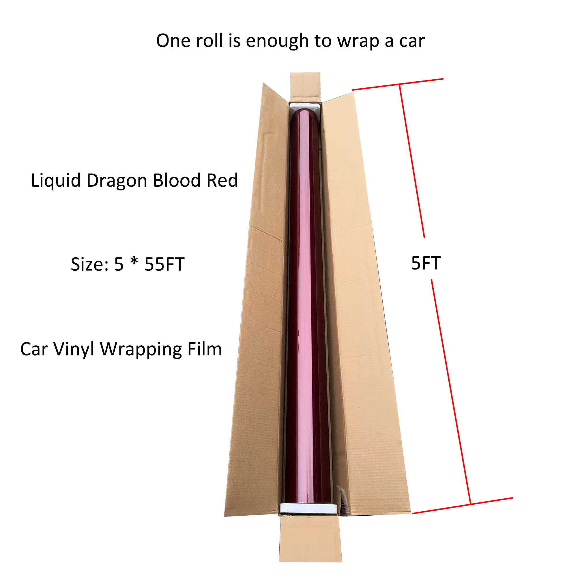 5 Years Warranty Air Bubble Free Self-healing Car Wrap Vinyl High Gloss Car Original Paint Change Color Films Car Wrapping Film