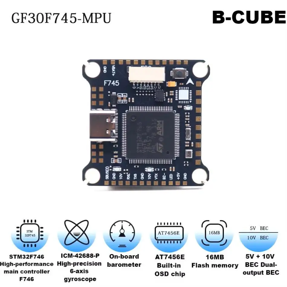 F722 F7/F745 V2 H743 Flight Control 45A/60A 4INI ESC VTX1000 Video 1080P Camera INAV Betaflight Flight Controller RC Drone FPV