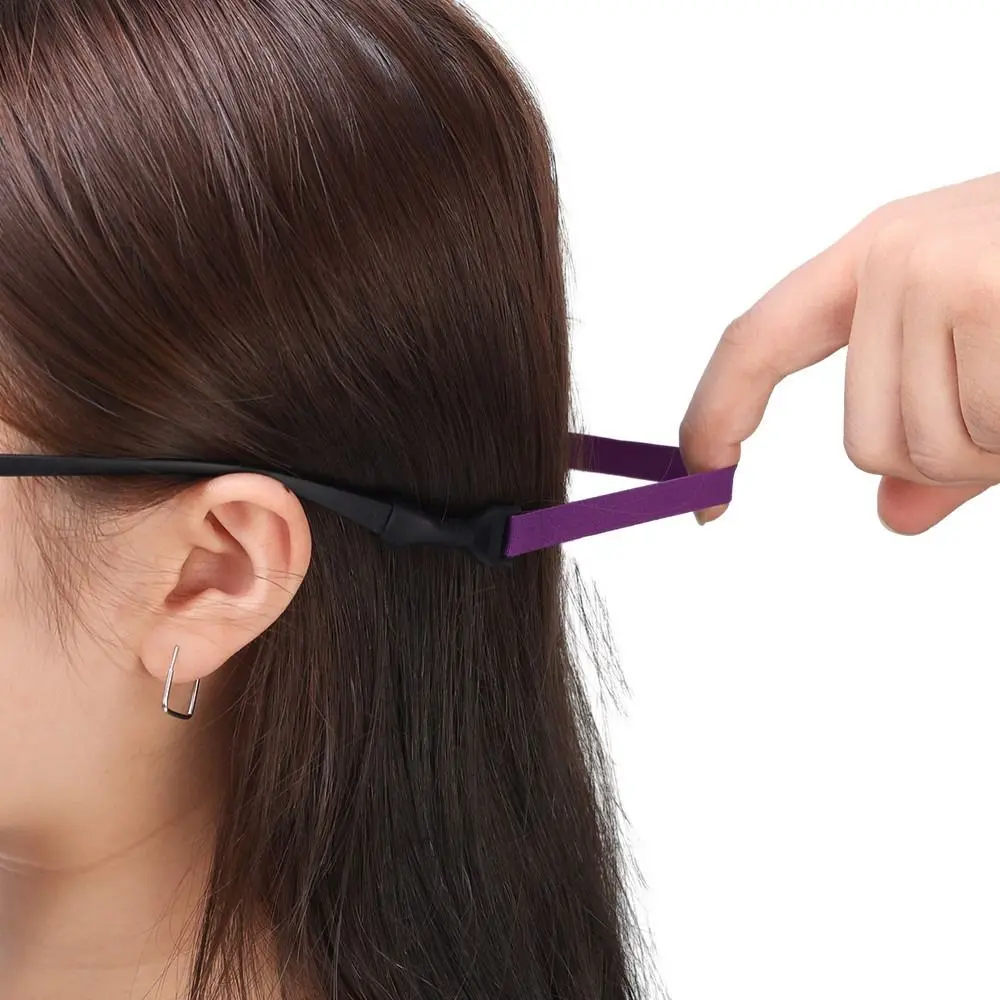 Non-Slip Fixo Lanyard Elastic Glasses Strap, Destacável, Ajustável, Neck Strap, Eyewear Acessórios, Sports Sunglasses Corda