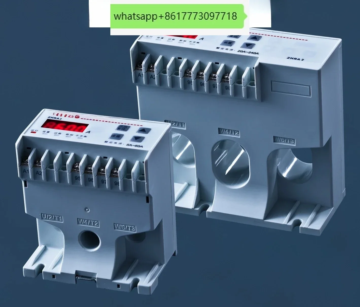 Motor Protector ZHRA2 Overload Phase Failure Unbalanced Blocking Protection Function