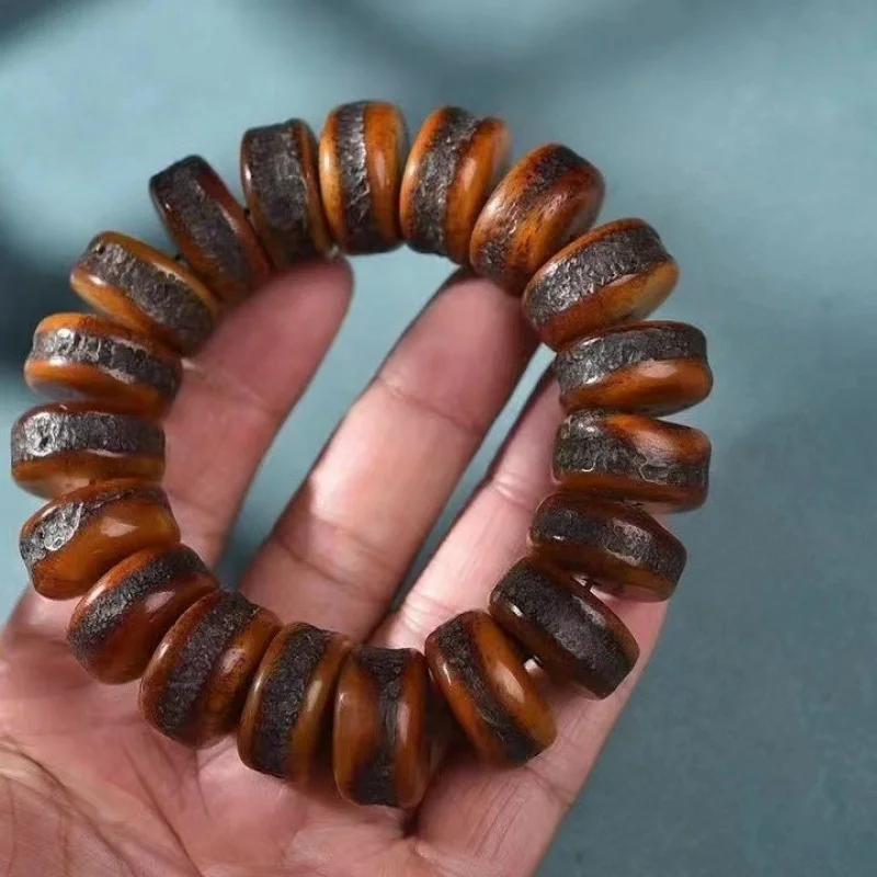 

Yak bracelet, Buddhist beads, products, collectible bone items, men's fashion, versatile