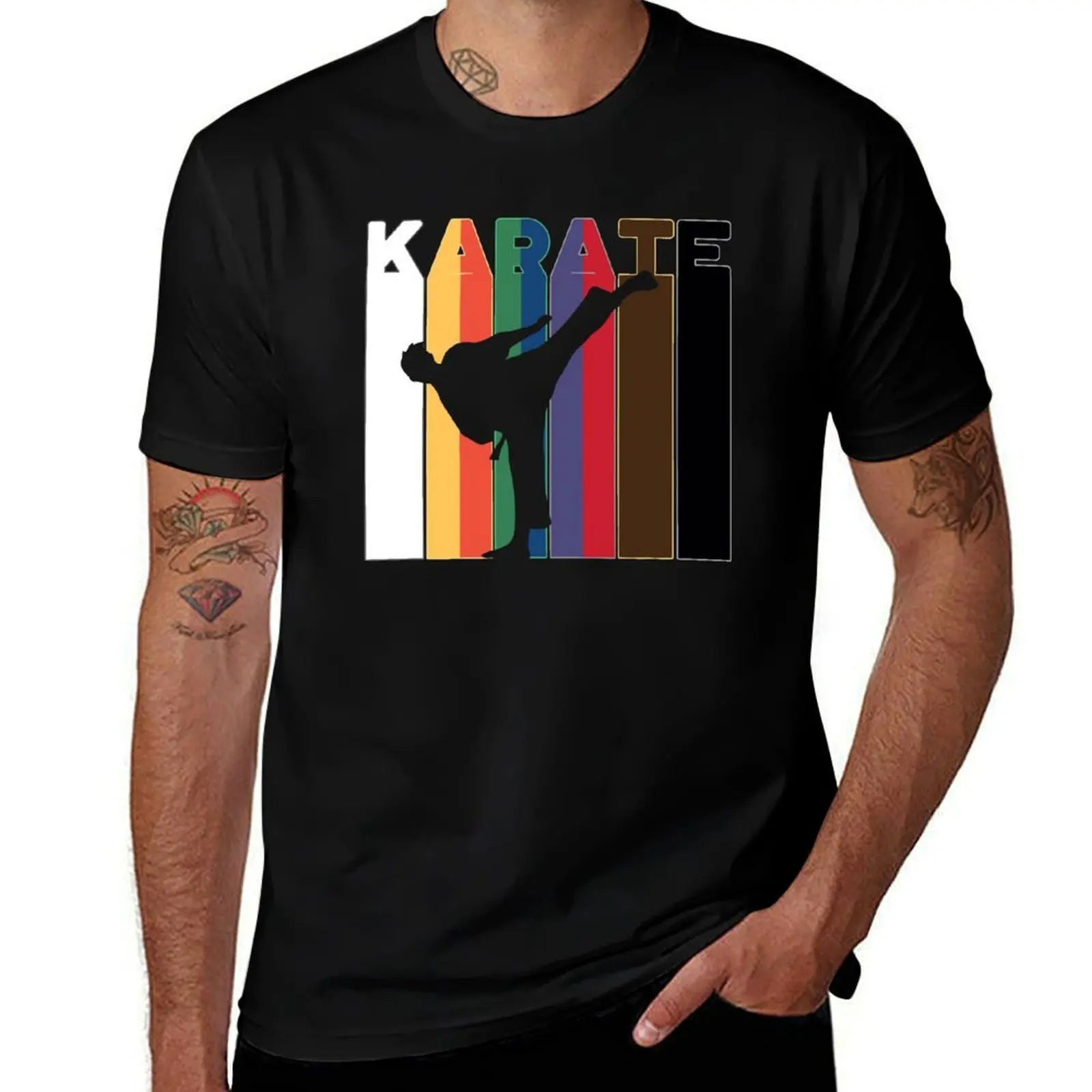 

Karate Belts T Shirt T-Shirt Work Utility Casual Tee Shirt