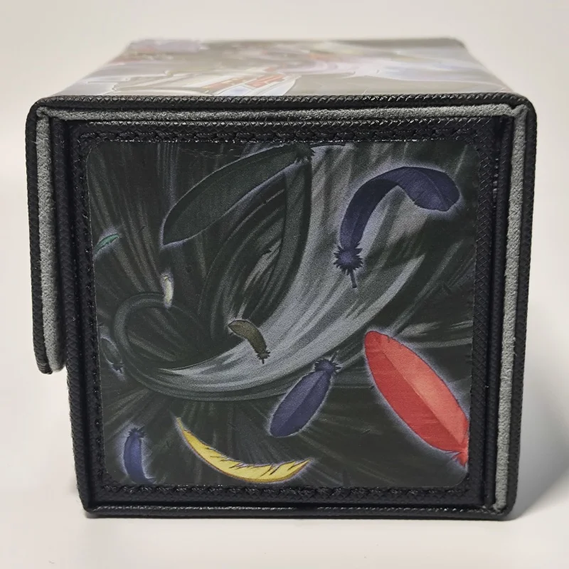 Yu-Gi-Oh Card Case Blackwing Full Armor Master Black-Winged Dragon Diy Leather Action Toy Figures Game Collection Storage Box