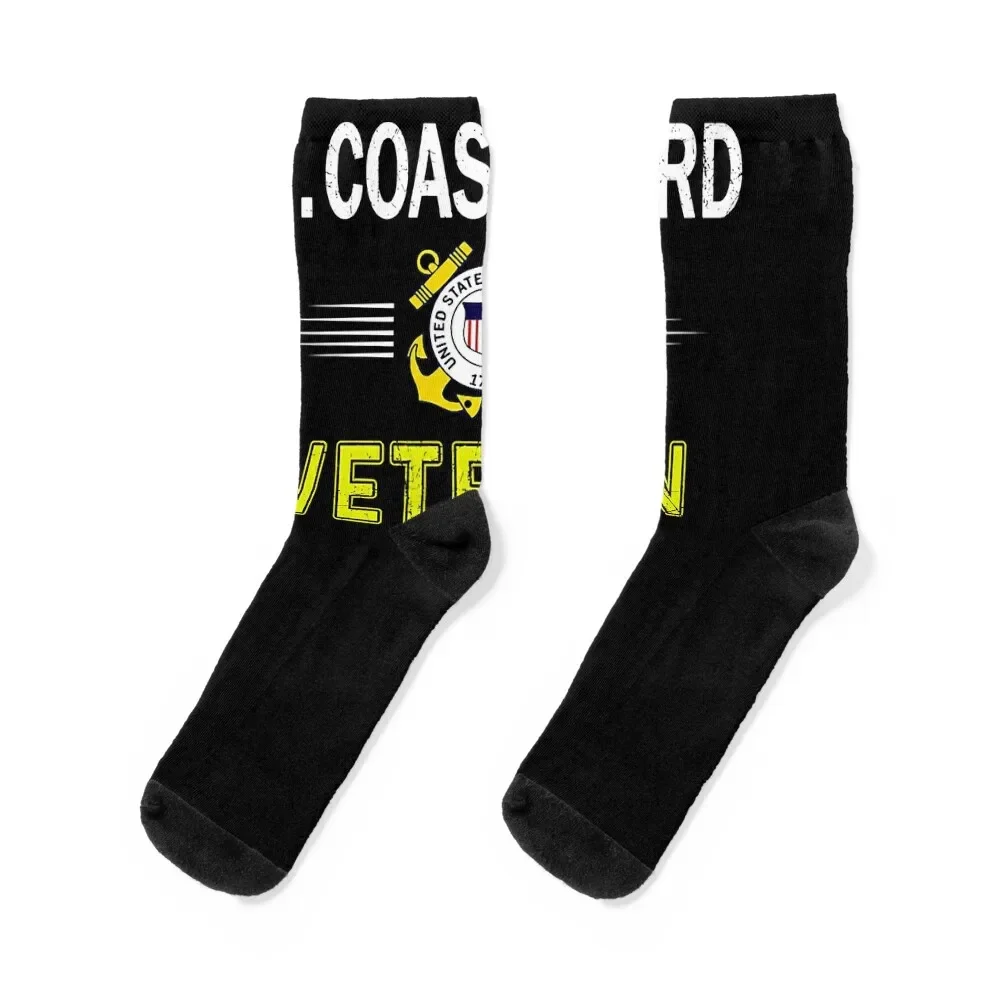 

Coast Guard Veterans Day Gift-US Coast Guard Veteran Pride Socks with print essential Socks Man Women's