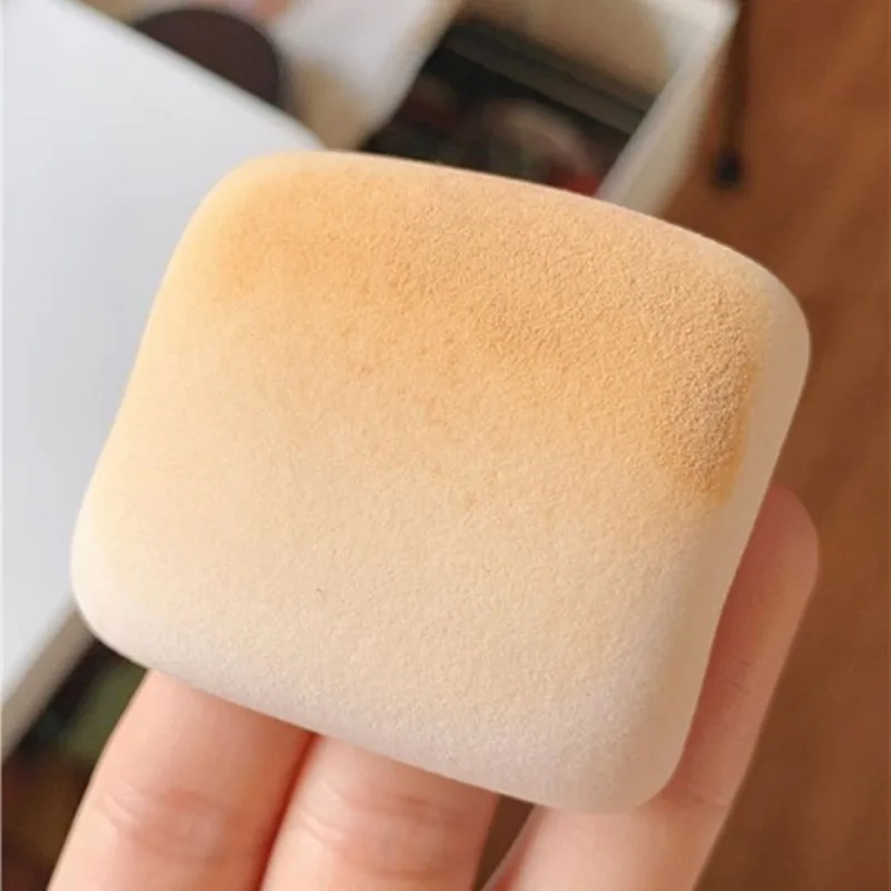 2 uds seco húmedo utilizable maquillaje cosmético Puff esponja cojín Puff para base en polvo suave y lindo herramientas y accesorios de maquillaje 2025