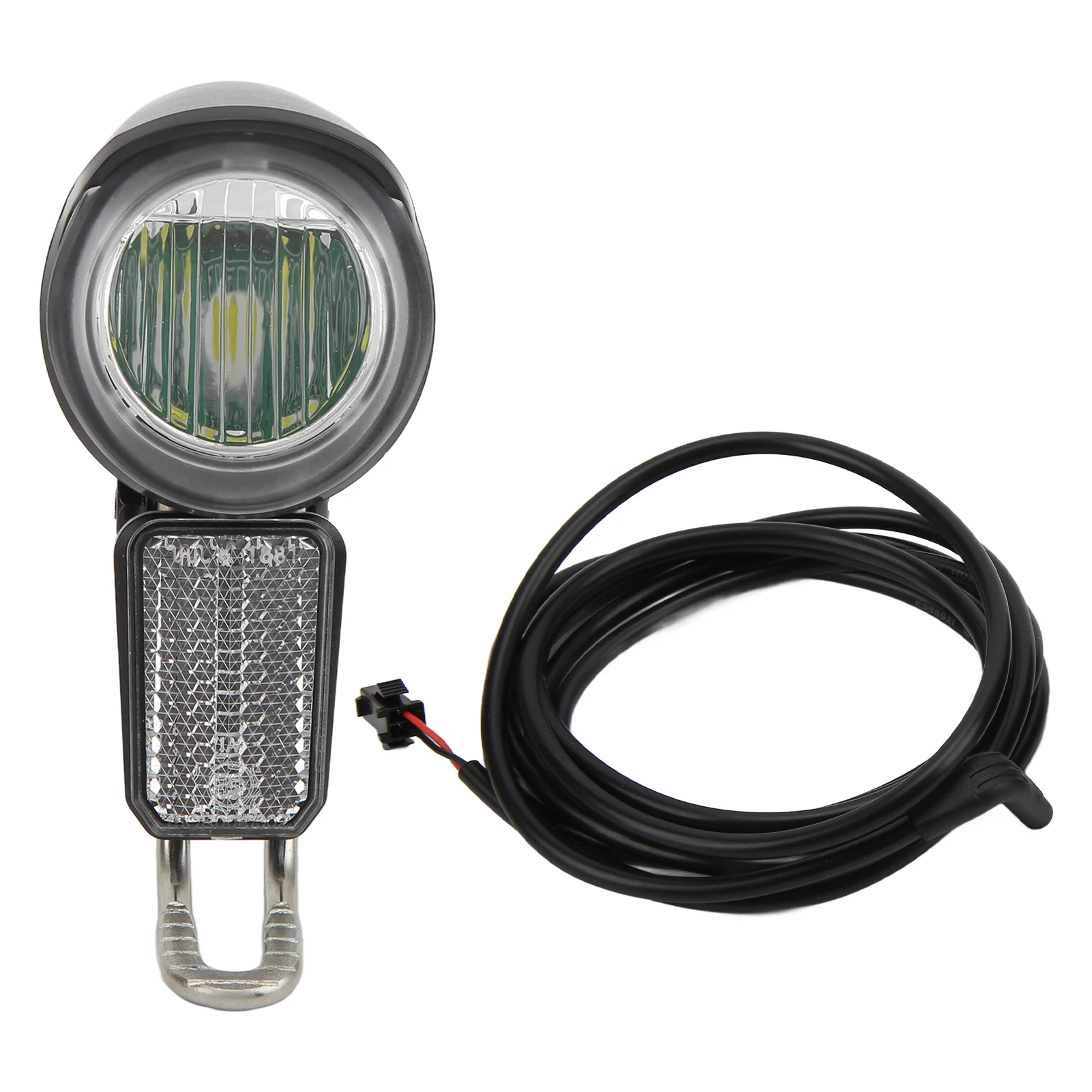 

Электрическая фара, водонепроницаемый разъем, корпус из алюминиевого сплава, светодиодная фара для электронного велосипеда, 6‐60 В, электрическая светодиодная фара