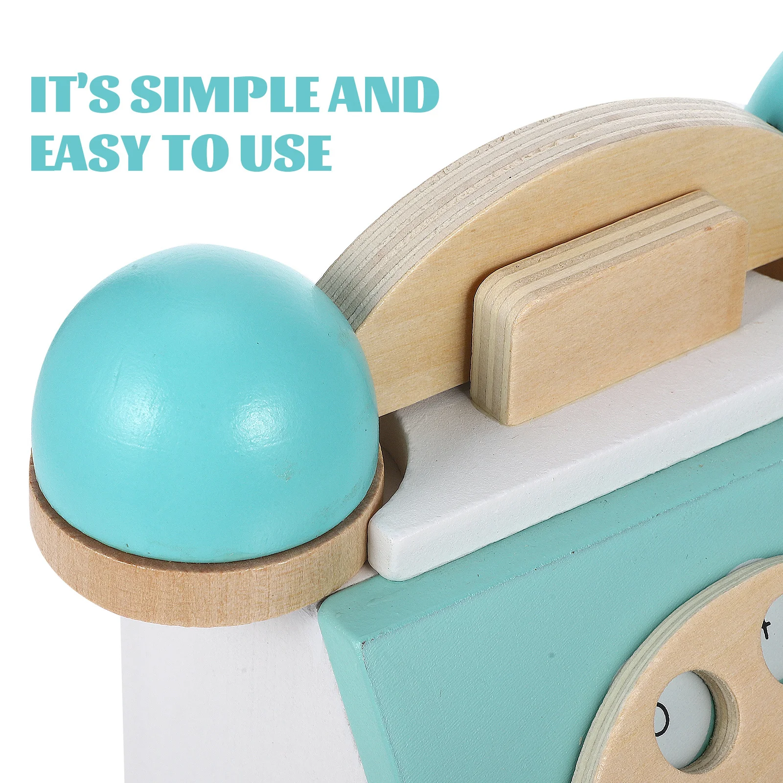 Vintage-Handyspielzeug aus Holz für Kinder, frühe Bildung, kognitive Entwicklung, Rollenspiel, Zahlenerkennungsfähigkeit