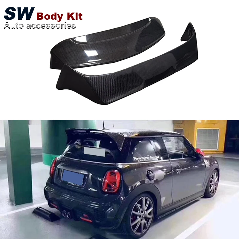 

Carbon Fiber AG Style Spoiler For Mini COOPER JSW F55 F56 Upgrade Trunk Spoiler Flaps Rear Wing Performance Kit COOPER S