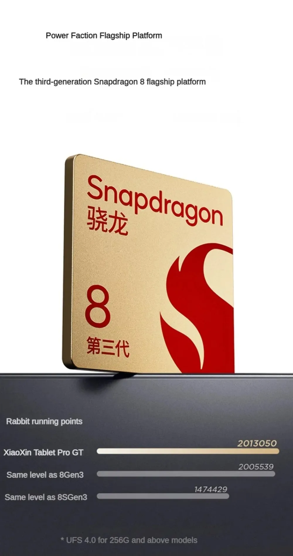Lenovo Xiaoxin Pad Pro GT 11.1" Tablet Snapdragon 8 Gen 3 144Hz 3200x2000 8860mAh 68W Dolby Vision Gorilla Glass UFS 4.0 CN ROM