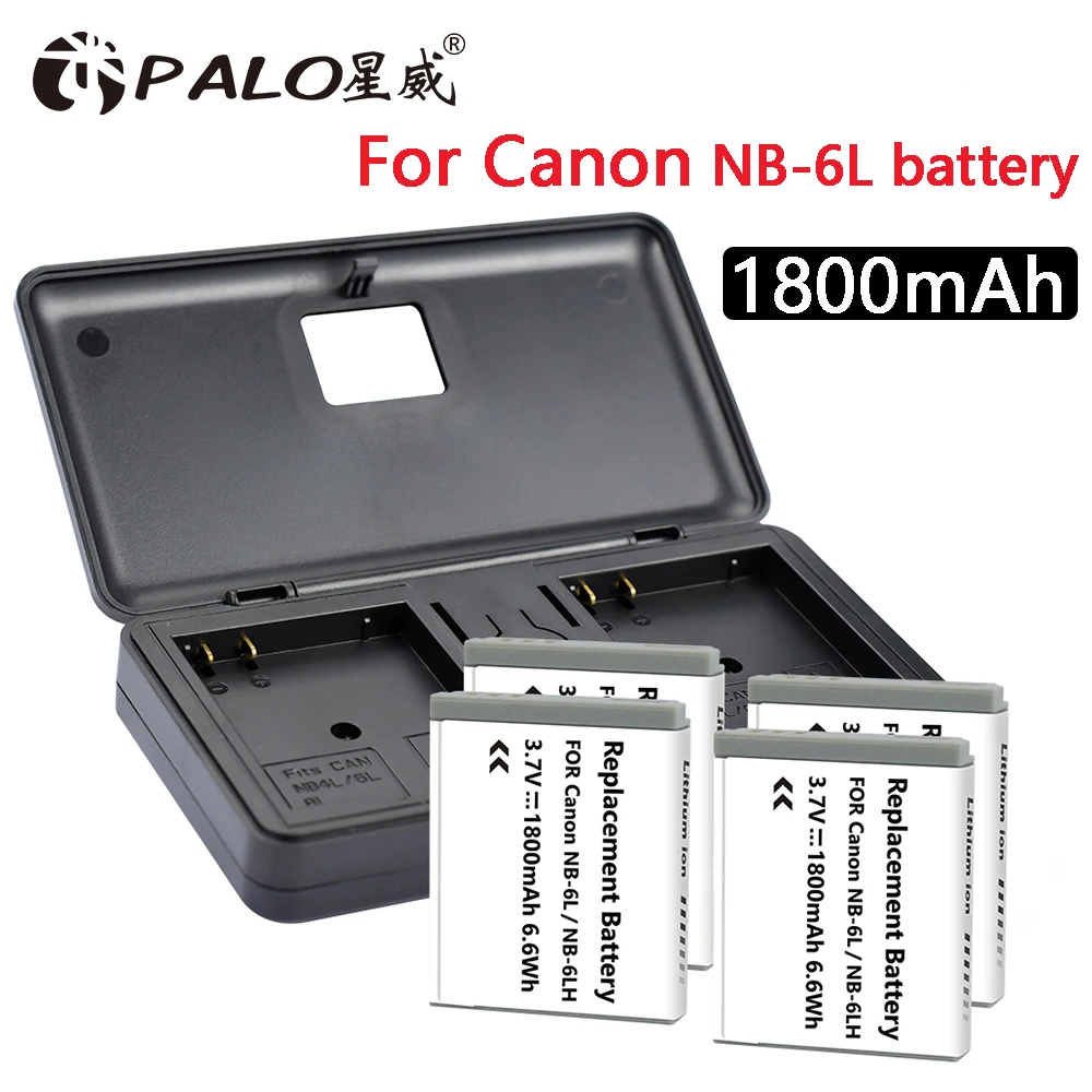 NB-6L NB6L NB 6L Battery+LED Fast Charge For Canon IXUS 95IS 105 300HS 310HS 210IS SX600 SX280 SX275 SX260 SX510 SX500 SX240HS