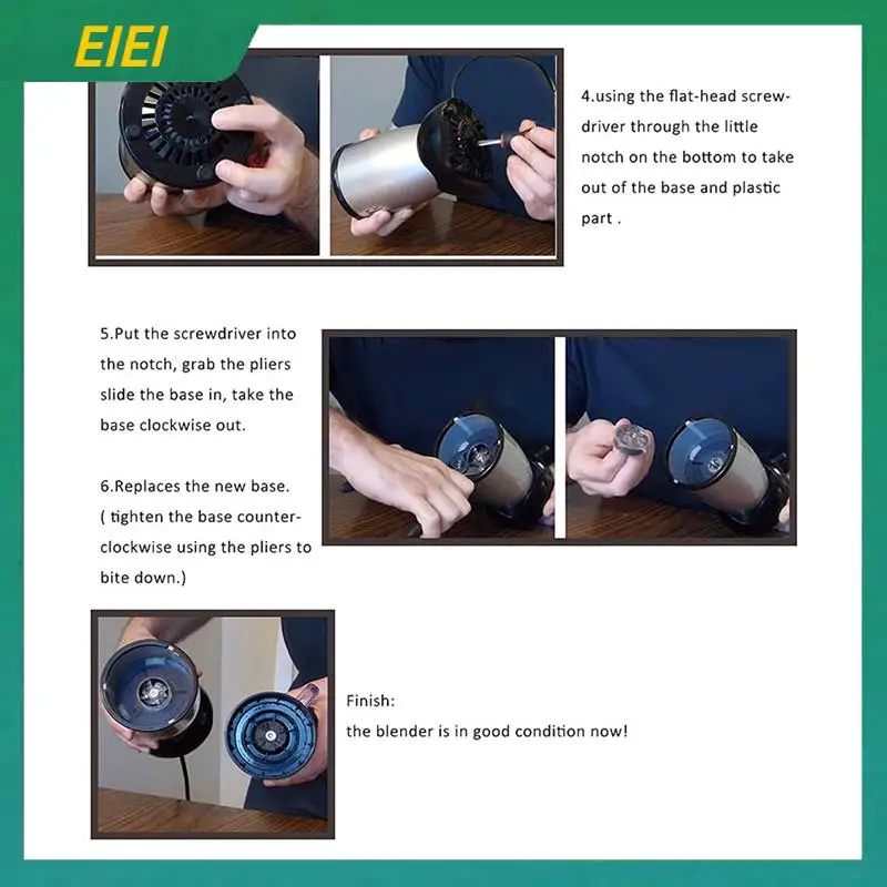 

EIEI 4X базовый механизм блендера и лезвие, запасные части для блендера Magic 250 Вт, запчасти для соковыжималки, аксессуары