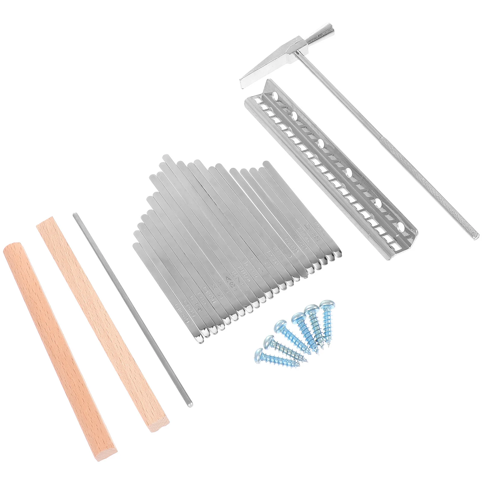 

Thumb Piano Shrapnel Musical Instrument Repair Steel Kalimba Tools Sleepers Accessory Durable 21 Keys Accessories