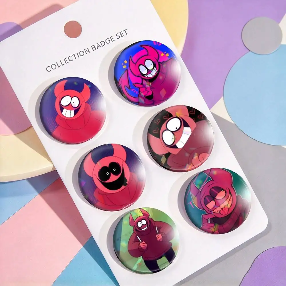 S-Spooky M-Month Bob  25mm 32mm 44mm 58mm 75mm Brooches Badges Pins for Accessories Gift