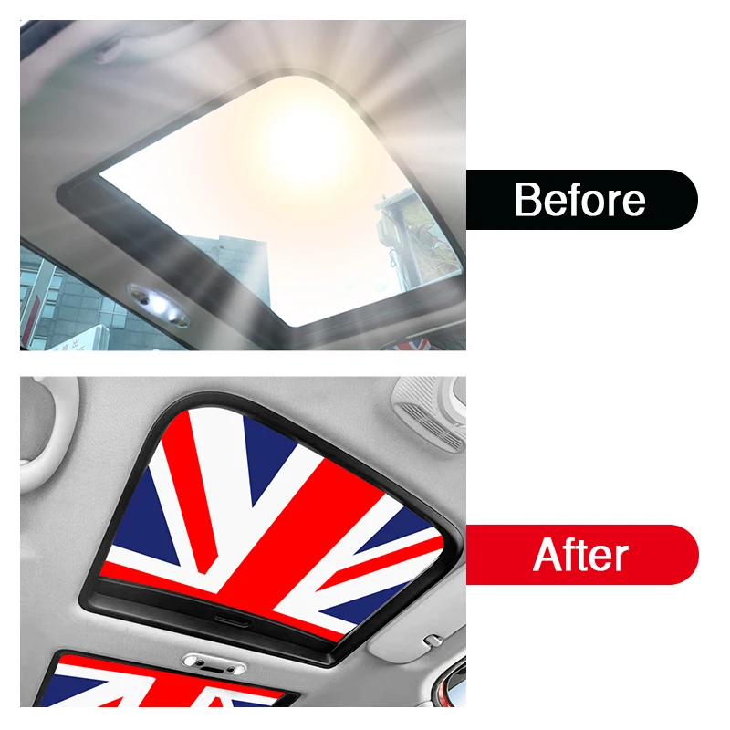 For MINI Cooper Clubman R55 R56 R60 R61 F54 F55 F56 F60 Car Sunroof Sunshade Cover Sun Roof Visor Shade Heat Lsolate Protection