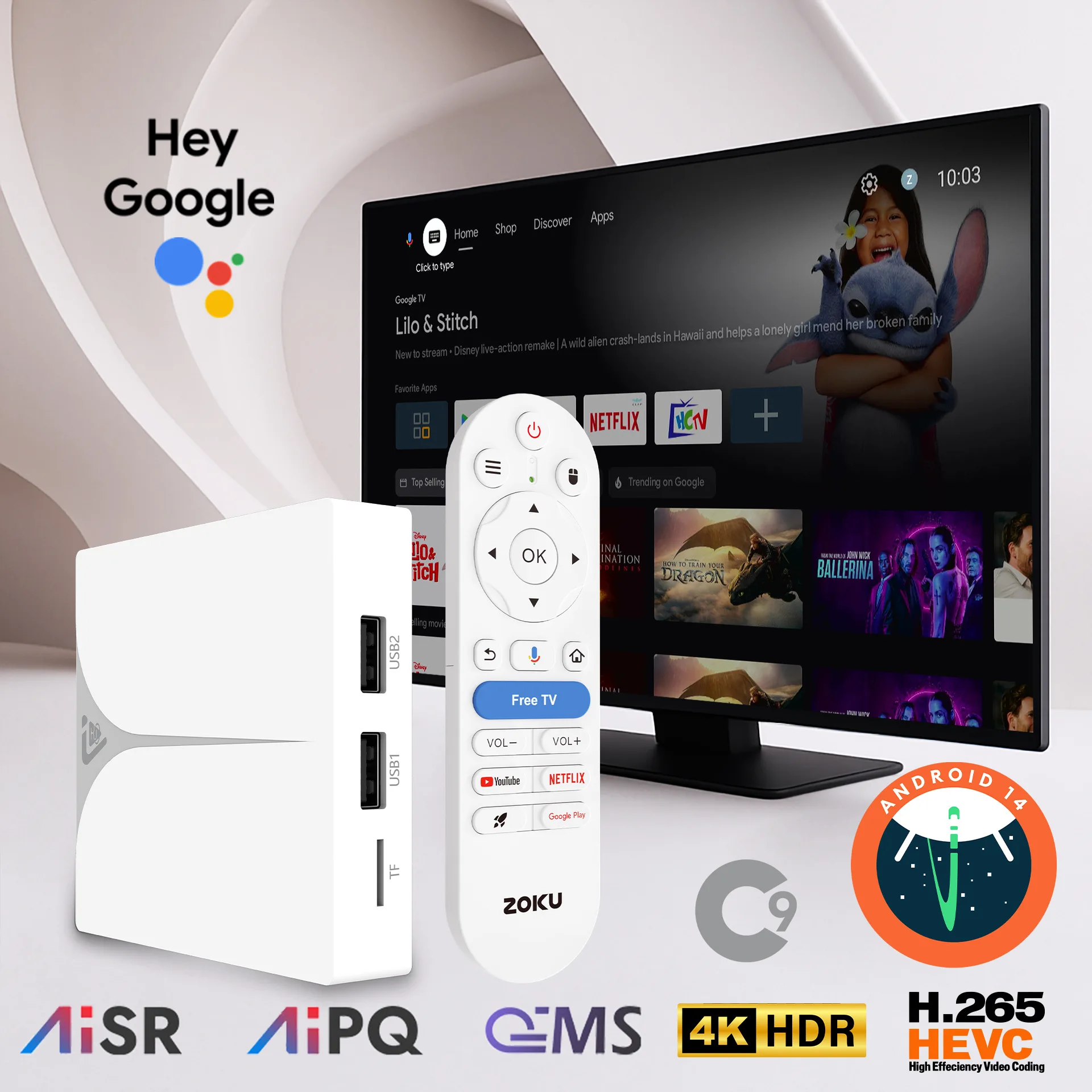 2025 صندوق تلفزيون جديد أندرويد 14 Amlogic S905X5M 4GB 128GB 4K HD WIFI6 BT5.4 1000M مشغل الوسائط فك التشفير