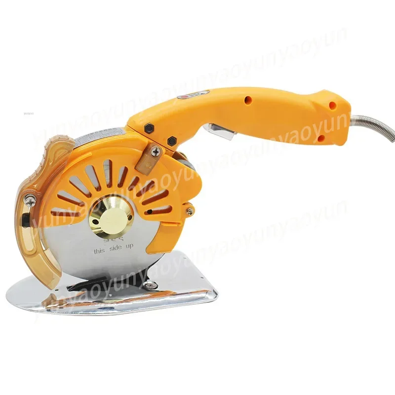 Small New 110V/220V Circular Blade Cloth Cutting and Cutting MachineBR-100/BR-110/BR-125 Electric Hand Push Direct Drive Servo S
