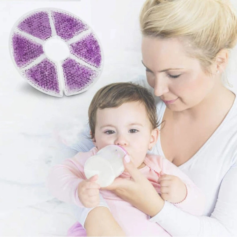 

Breast Therapy Pack Ice Pack Pads Hot or Cold Use For Nursing Mother Hot Cold Breastfeeding Gel Pad Personal Care