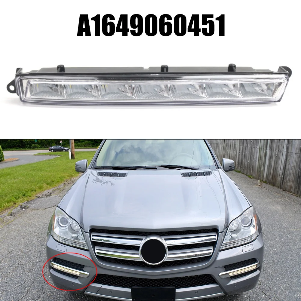 

Светодиодные дневные ходовые огни для Mercedes Benz X164 GL320 GL350 GL450 GL550 2009-2012 A1649060451 A1649060351 Правый Левый