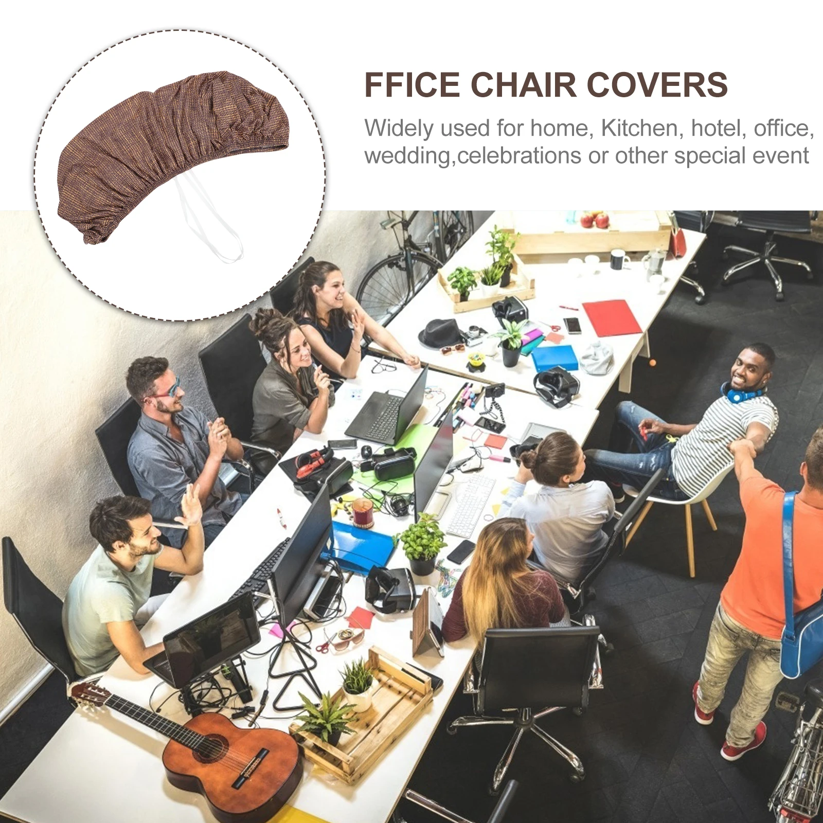 

1Pcs Piano Stool Cover Simple Style Waterproof Dustproof Scratch Resistant Easy Clean Chair Protector for Home Decor