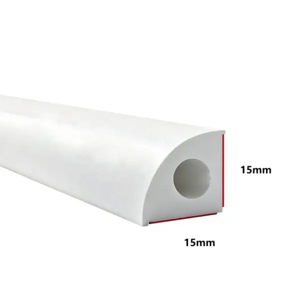 3 Meter TPE Gap Seal Strip 15mm x 15mm for Shower Water Block Sink Edge Wall Joint Coverage Bathroom Kitchen Remodel Trim